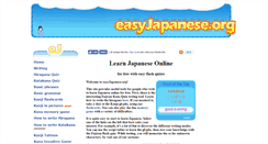 Desktop Screenshot of easyjapanese.org