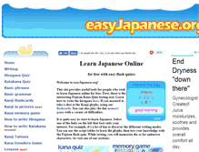 Tablet Screenshot of easyjapanese.org